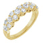 1.00 ctw Round Lab Grown Diamond Band in 14kt Yellow Gold