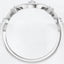0.08 ctw Round Diamond Wavy Ring in 925 Sterling Silver