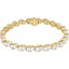 9.50 ctw Pear-Shaped Lab Grown Diamond Bracelet in 14kt Yellow Gold