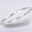 4.0 mm Twisted Bangle Bracelet in 925 Sterling Silver