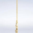 0.33 ctw Round Lab Grown Diamond Chain Link Necklace in 14kt Yellow Gold