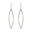 0.20 ctw Lab Grown Diamond Marquise-Shaped Dangle Earrings in 925 Sterling Silver