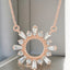3/8 ctw Round and Baguette Diamond Sun Pendant