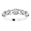 0.20 ctw Round Diamond Intertwined Stackable Ring in 14kt White Gold