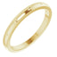 Stackable Starburst Ring in 14kt Yellow Gold