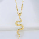 Serpent Pendant in 14kt Yellow Gold
