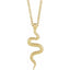 Serpent Pendant in 14kt Yellow Gold