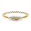 6.00 ctw Round Lab Grown Diamond Bezel Set Bracelet in 14kt Yellow Gold
