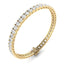 Prong-Set Oval Lab Grown Diamond Tennis Bracelet in 14kt Yellow Gold