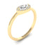 0.30 ctw Marquise Lab Grown Diamond Halo Ring in 14kt Yellow Gold