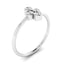 0.21 ctw Round Lab Grown Diamond Cluster Ring in 14kt White Gold