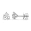 Round Lab Grown Diamond Martini Stud Earrings in 14kt White Gold