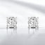 Princess Cut Lab Grown Diamond Studs in 14kt White Gold