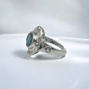 London Blue Topaz and Sky Blue Topaz Ring in 925 Sterling Silver