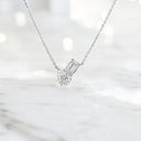 2.05 ctw Toi Et Moi Lab Grown Diamond Pendant in 14kt White Gold