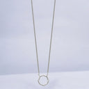 High Polish Octagon Necklace in 925 Sterling Silver