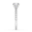 1.87 ctw Round Lab Grown Diamond Shared Prong Engagement Ring in 14kt White Gold