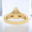 2.54 ctw Pear Shaped Lab Grown Diamond Split Shank Engagement Ring in 14kt Yellow Gold