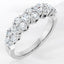 1.00 ctw Round Lab Grown Diamond Band in 14kt White Gold