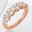 1.00 ctw Round Lab Grown Diamond Band in 14kt Rose Gold