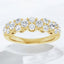 1.00 ctw Round Lab Grown Diamond Band in 14kt Yellow Gold