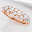 1.00 ctw Round Lab Grown Diamond Band in 14kt Rose Gold