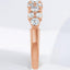 1.00 ctw Round Lab Grown Diamond Band in 14kt Rose Gold