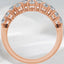 1.00 ctw Round Lab Grown Diamond Band in 14kt Rose Gold