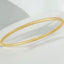 Brazalete tipo brazalete trenzado de 3,0 mm en oro amarillo de 14 kt