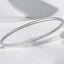 3.0 mm Twisted Bangle Bracelet in 925 Sterling Silver