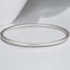 3.0 mm Twisted Bangle Bracelet in 925 Sterling Silver