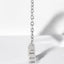 0.33 ctw Round Lab Grown Diamond Graduated Necklace in 14kt White Gold