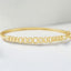 5.8 mm Chain Link Hinged Bangle Bracelet in 14kt Yellow Gold