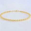 Beaded Bracelet in 14kt Yellow Gold