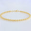 Pulsera con cuentas en oro amarillo de 14 kt