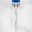 Emerald Cut Blue Sapphire Ring in Platinum
