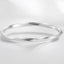 4.0 mm Twisted Hinged Bangle Bracelet in 925 Sterling Silver