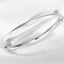 4.0 mm Twisted Hinged Bangle Bracelet in 925 Sterling Silver