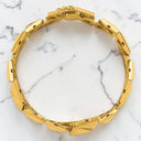 Zig-Zag Cube Bracelet in 14kt Yellow Gold
