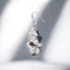 Freshwater Cultured Pearl and Garnet Earrings in 925 Sterling Silver