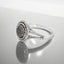 0.25 ctw Champagne Diamond Split Shank Ring in 925 Sterling Silver