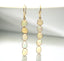 4.00 ctw Ethiopian Opal Earrings in Yellow Gold Plated 925 Sterling Silver