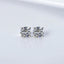 1.00 ctw Round Brilliant Cut Lab Grown 4-Prong Diamond Stud Earrings in 14kt White Gold