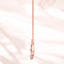 0.33 ctw Round Lab Grown Diamond Chain Link Necklace in 14kt Rose Gold