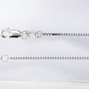 Round Amethyst and Purple Enamel Flower Pendant in 925 Sterling Silver