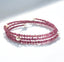 19.00 ctw Pink Tourmaline and Freshwater Cultured Pearl Flex Bracelet