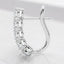 4.00 ctw Round Lab Grown Diamond Petite Drop Earrings in 14kt White Gold