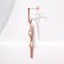 0.26 ctw Round Lab Grown Diamond Paperclip Dangle Earrings in 14kt Rose Gold