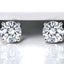 Round Lab Grown Diamond Stud Earrings