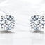 1.50 ctw Round Brilliant Cut Lab Grown Diamond Stud Earrings in 14kt White Gold